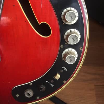 Hofner 4571/E3 Verythin GUITAR 1965-1966 Cherry image 8