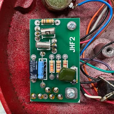 Dunlop Dallas Arbiter JHF2 FuzzFace fuzz face Distortion Pedal - Red image 13
