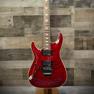 Schecter Omen Extreme-FR LH - Black Cherry (2010) image 2