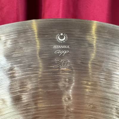 22" Istanbul Agop 30th Anniversary Medium Ride Cymbal 2518g *Video Demo* image 5