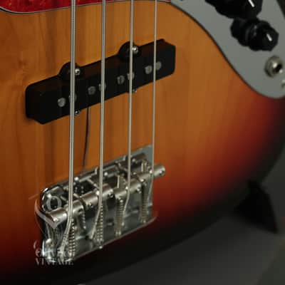 1992 Fender MIJ '62 Reissue Jazz Bass Sunburst image 5