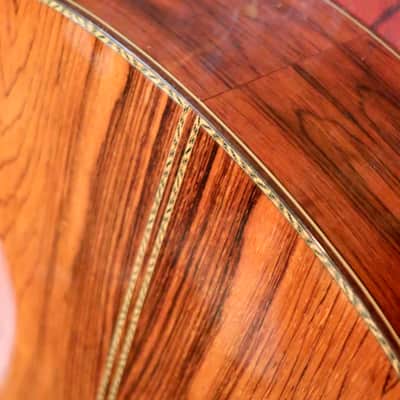 Solid Cedar + Brazilian Rosewood + Top Model From Suzuki Factory Japan + c.1978 + Nice Setup + Hard Case image 10