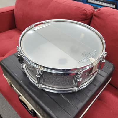Rogers Tower 5x14" 8-Lug Wood Snare Drum with Case - Silver Sparkle Pearl image 12