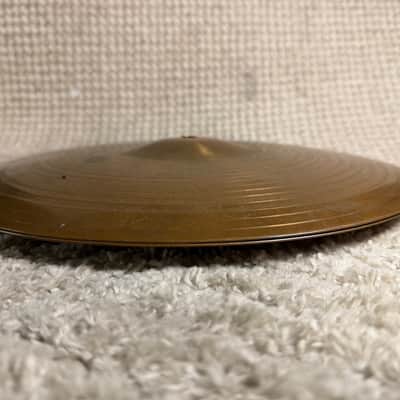 Zildjian 14" A. Zildjian '60s Stamp Hi-Hat Cymbals (Pair) 1960s - Traditional image 2