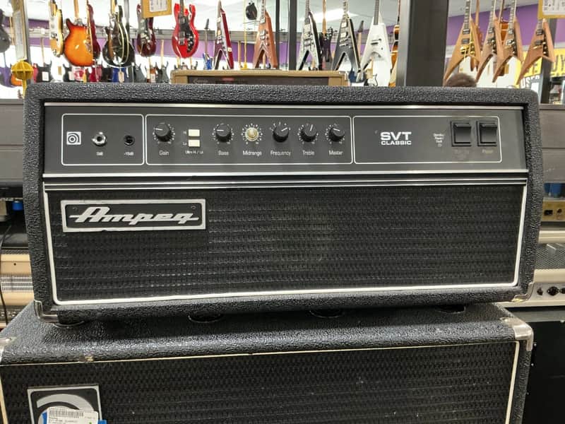 Ampeg SVT-CL Classic Series 300-Watt Tube Bass Amp Head - Black image 1