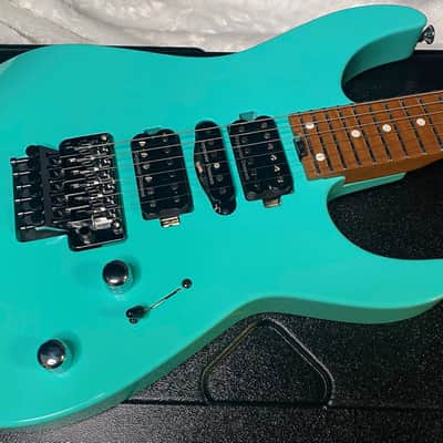 NEW ! Jackson Custom Shop Dinky HSH - Roasted Maple Neck & Fretboard - DK - Seafoam Green - Authorized Dealer - 8.1 lbs - G07719 image 4