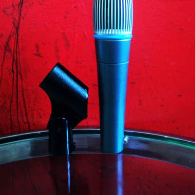 Vintage 1980's Shure BETA 57 Supercardioid Dynamic Microphone Low Z w accessories SM57 Guns & Roses image 15