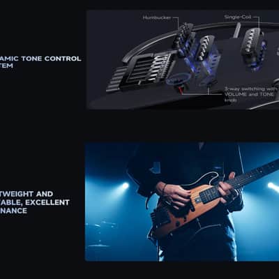 Donner HUSH-X Electric Guitar Kit for Travel image 8