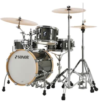 Sonor AQX Jungle Set - Black Midnight Sparkle (AQX-JUNGLEWMBMS) image 5