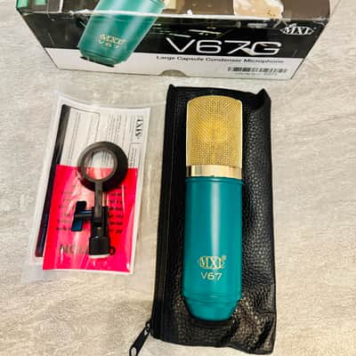 MXL V67G Large Capsule Condenser Mic 2010s - Green/Gold image 1