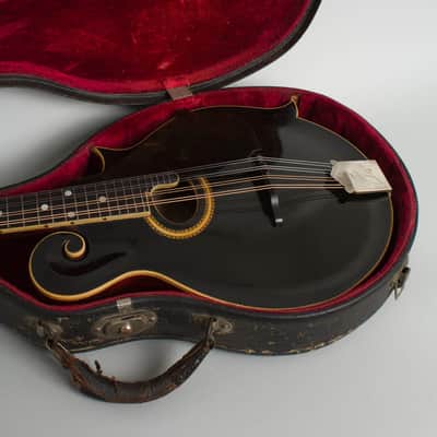 Gibson  F-2 Carved Top Mandolin (1912), ser. #17005, original black hard shell case. image 12