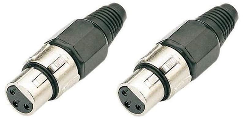 2 Geniune Procraft PC-TX001 3 Pin Female XLR Cable End Jack Mic Connector Plug image 1