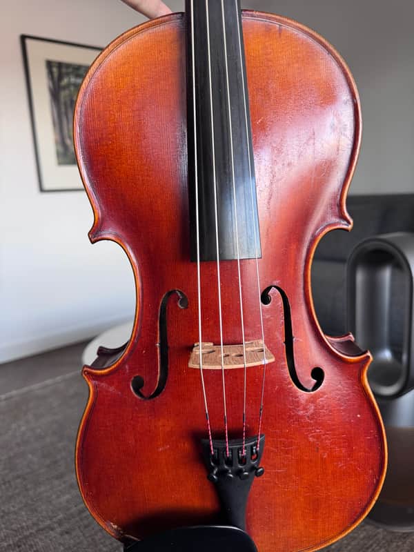 Mathias Neuner 15.5” viola with certificate 1809 - One piece back image 1