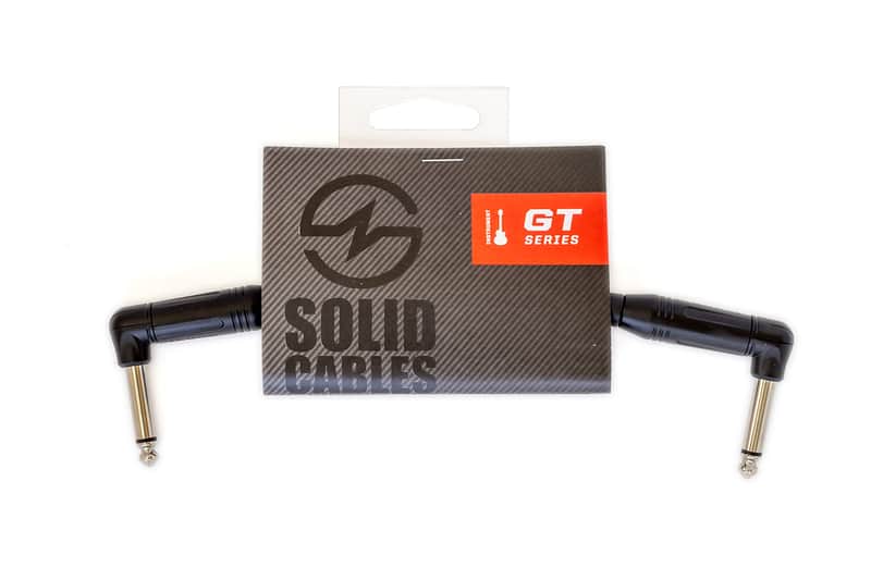 Solid Cables GT Series Patch Cable 3" Nera Black image 1