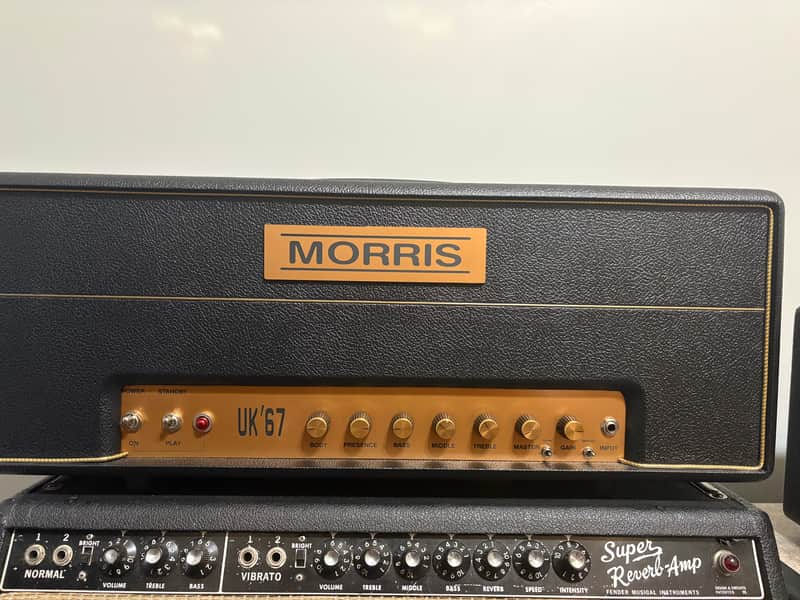 Morris UK67' 2024 - Black w/Gold Plexi Faceplate image 1