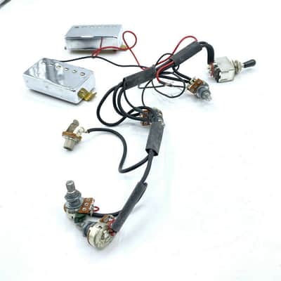 Ibanez Chrome 3PUCEB1 Guitar Humbucker Pickups with Wiring Harness image 2