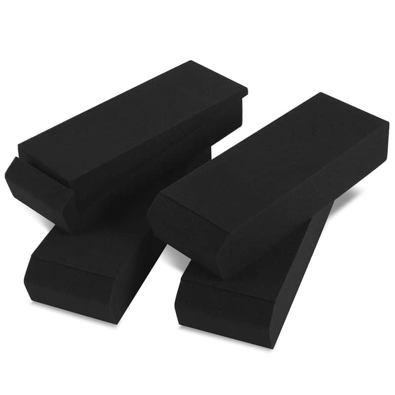 '- Studio Monitor Isolation Pads, Reduce Speaker Vibrations And Fits Most Stands - 2 Pair \| Smpads' image 1
