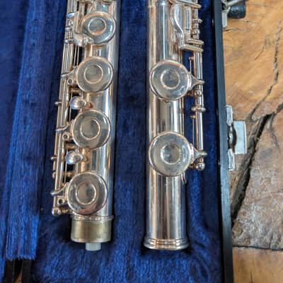 Gemeinhardt 2SP Straght-Headjoint Flute with Offset G 2010s - Silver-Plated image 3