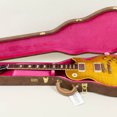 2021 Gibson Custom '59 reissue Les Paul Standard, Golden Poppy Burst image 9