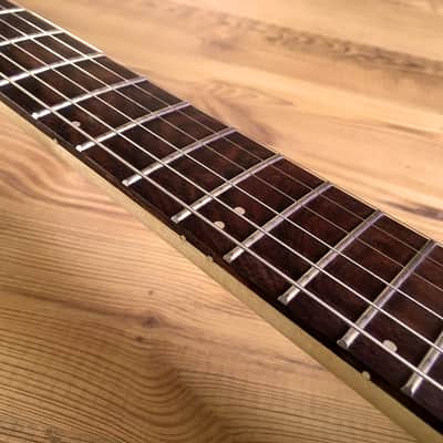 Highline Guitars Apollyon Deluxe 6 String Hardtail Guitar 2017 Black and Red Burst image 7