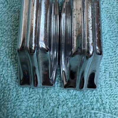 Rogers Lot of 8 Beavertail Vintage Cleveland era Tom Drum Lugs Lot #1 60s - Chrome image 13