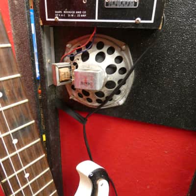 Silvertone Sears 1448 Amp in case / Guitar Combo 1965 Circa - Black Sparkle image 4