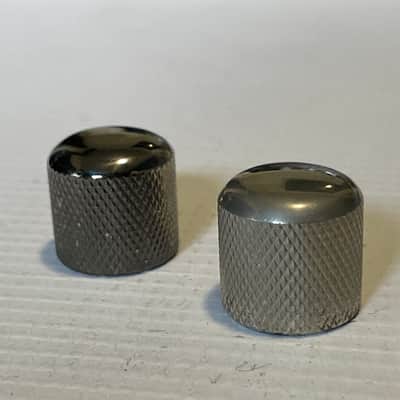 2000's Korean Era Ibanez S470QS S & RG Series Cosmo Black Factory Metal Push On Style Knob Set image 1