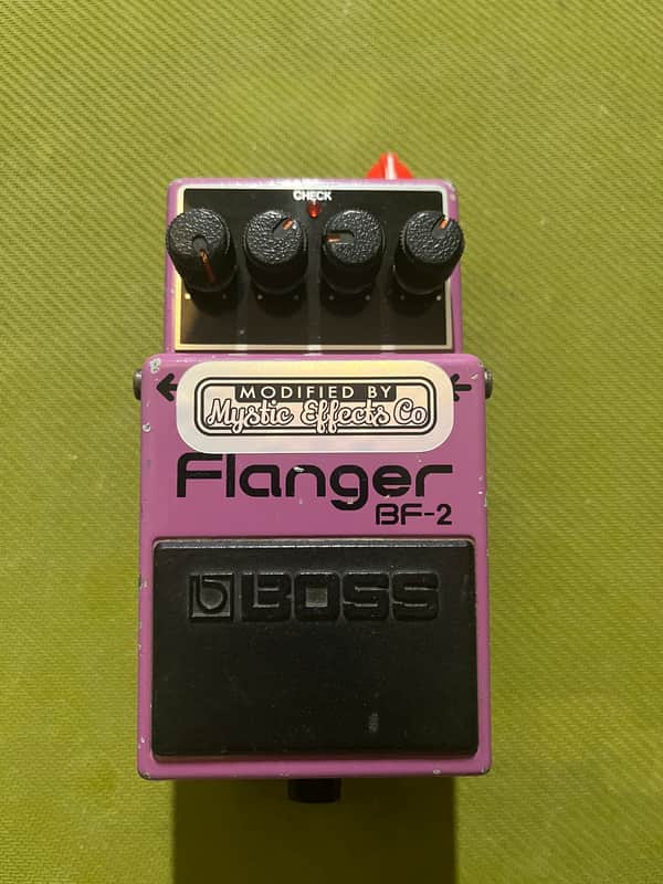 Boss BF-2 Flanger (Black Label) 1980 - 1984 - Purple {MODIFIED} image 1