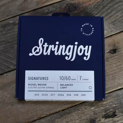 Stringjoy SJ-BAL107 Signatures 7 String Balanced Light Gauge 10-60 image 1