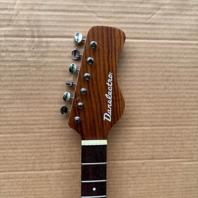 Danelectro Sitar coral sitar guitar red only body and neck image 2