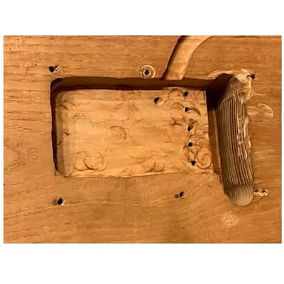 Flying V Charvel Gibson Fender Type Shape Natural Ash Wood Finish Electric Guitar Solid Body, Made in USA Bentley, Year 1980 image 8