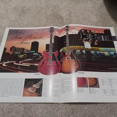 Vintage 1983/1984 Ibanez "Full and Semi Acoustic Electric Guitars" Catalog! Rare, Original Case Candy, Paperwork! image 7