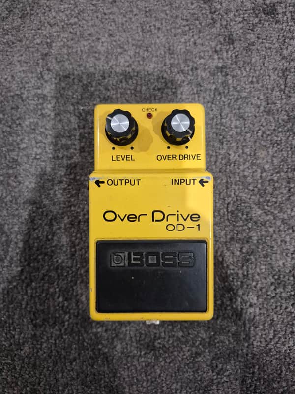 Boss OD-1 Over Drive (1979) with NEC-UPC4741 chip image 1