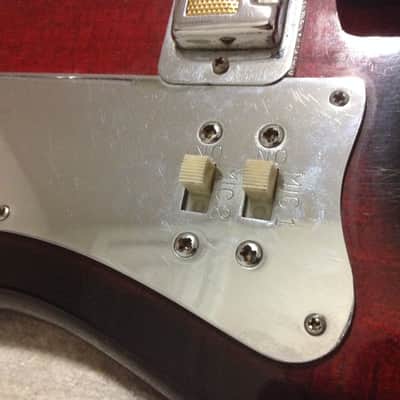 Teisco Sekova St. George Jaguar Style 1960's Redburst image 16