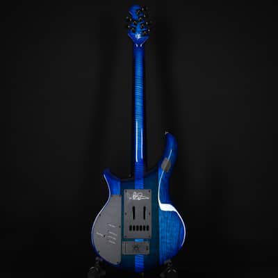 Ernie Ball Music Man BFR Majesty 6-String (15/100)- Blue Ink Quilt (M018642) image 5