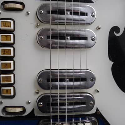Dega Morbidoni Italy Bartolini Sumlin 1962 Blue Sparkle Surf blues guitar Rare Vintage image 9