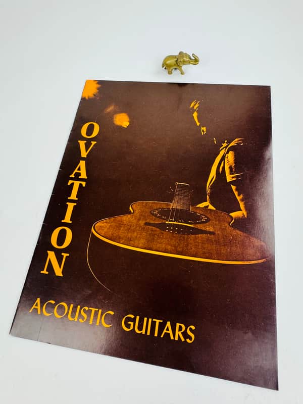 Ovation Acoustic Guitars Catalog 1972 image 1