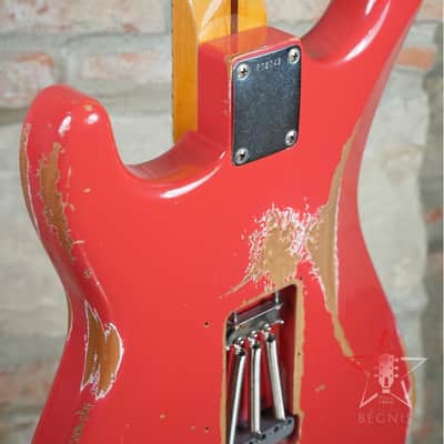 FENDER CUSTOM SHOP Stratocaster 1956 Reissue Relic - 2013 - Fiesta Red image 18