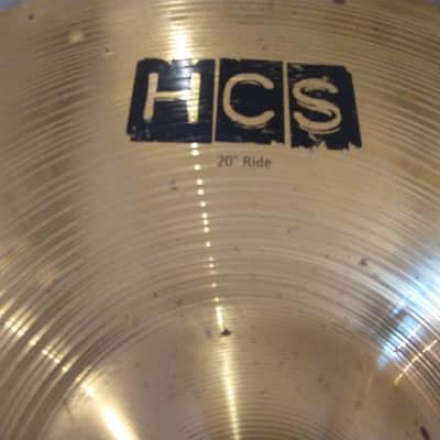 Meinl HCS cymbal set: 20 Ride, 16 crash, 14 hi hats matched set clean condition image 3