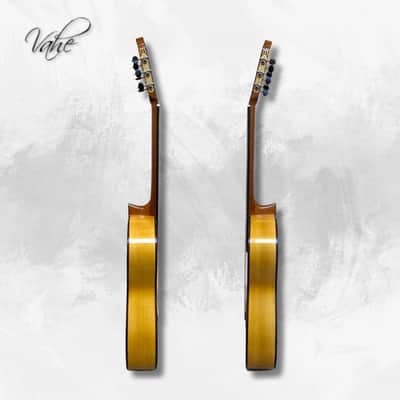 Vahe Flamenco Guitar Blanca, Handcrafted French Polish image 4