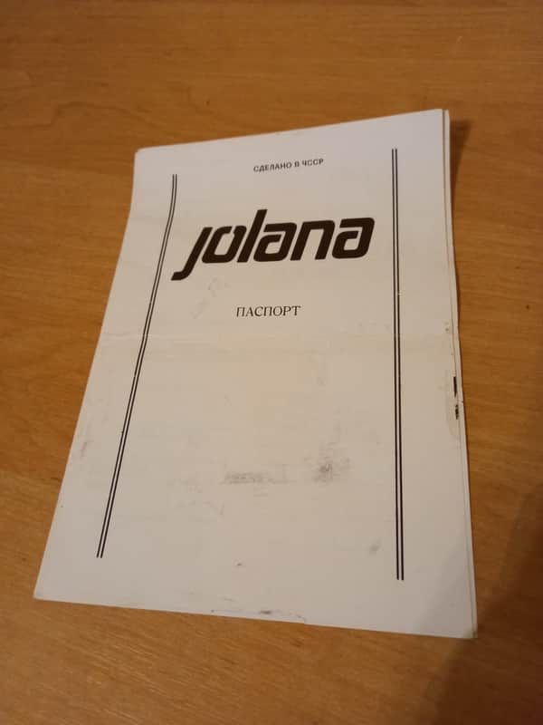 Jolana Discobass Passport Disco Bass Guitar Soviet Vintage image 1