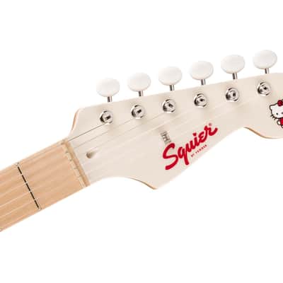 Fender Squier Hello Kitty Stratocaster - White image 2