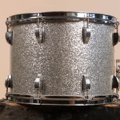 1960s Ludwig 10x14 Silver Sparkle Super Classic Parade Drum image 7