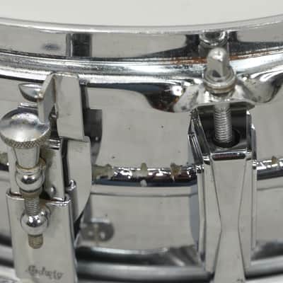 Used Ludwig 14x5 LM400 Supraphonic Metal Snare Drum image 2
