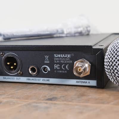 Shure SLX24/SM58 Wireless Handheld Mic System- J3 Band (NO POWER SUPPLY) CG00P5P image 10