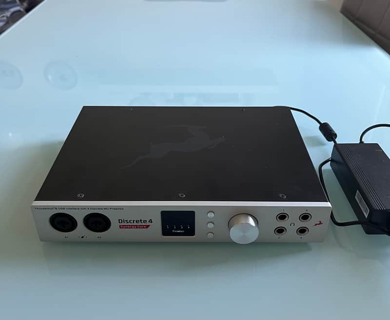 Antelope Audio Discrete 4 Synergy Core Thunderbolt / USB Audio Interface with Onboard DSP 2019 - Present - Silver image 1