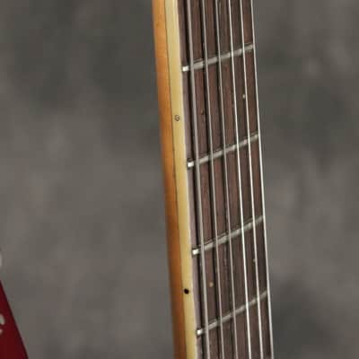 Mosrite Double Neck w/Vibramute Electric Mandolin 6 string 1964 Candy Apple Red image 20