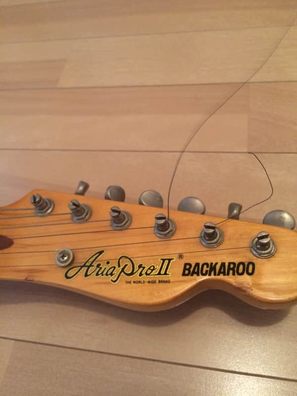 1980 Aria Pro II Backaroo Matsumoku made Telecaster Natural Blonde