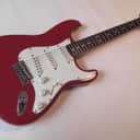 E-Gitarre Fender american standard stratocaster 1992 - cherry red mit Koffer