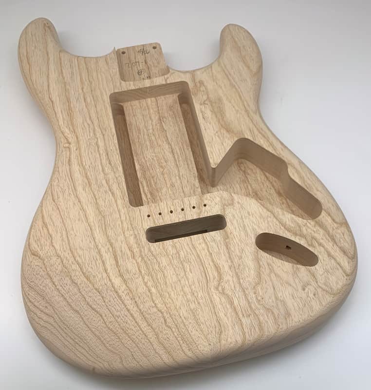 3lbs 4oz BloomDoom Nitro Lacquer Aged Relic Swamp Ash S-Style Vintage Custom Guitar Body image 1